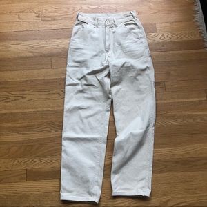 J Galt Cream Carpenter Pants
